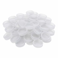 Tappi in Plastica semiTrasparente per Tubi, 50 pezzi , Diametro 28,5 mm, per Spedizioni e Uso Generale 7
