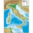 Carta Geografica Murale Italia VUOTA SCRIVIBILE e CANCELLABILE 100x140 Scolastica Bifacciale Fisica E Politica 5