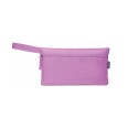 Borsetta pochette in tessuto RPET 600D - con cerniera e manico - cm 46 x 43 x 21 - 8