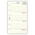 Ricambio Agenda Organizer Settimanale 2027, 7x12cm, 80gr, Avorio 3