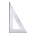 Set Di 2 Squadrette Professionali In Alluminio 31cm Coppia Squadre Disegno Alluminio Da 60° E 45° Gradi, 11