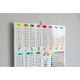 Tabelline per bambini in cartoncino formato A3 30x42 cm -  2 pezzi 5