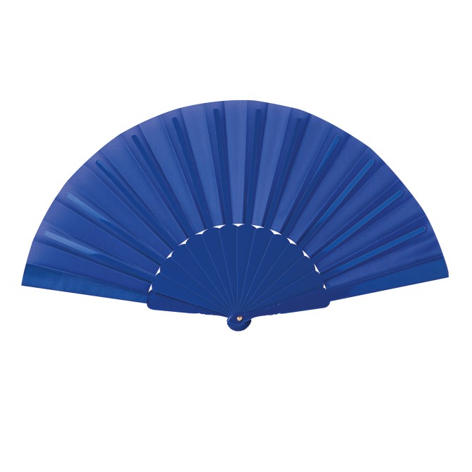 5 Pezzi - Ventaglio Con Stecche In Plastica E Tessuto In Poliestere 23cm 11