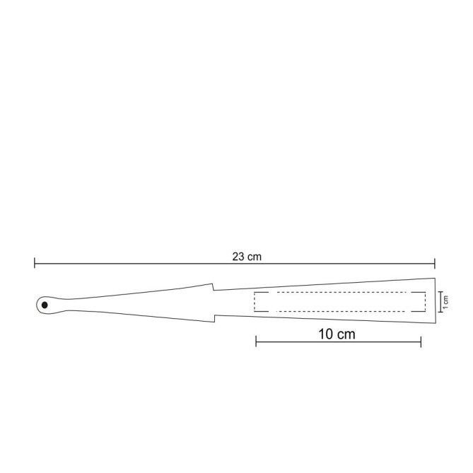 5 Pezzi - Ventaglio Con Stecche In Plastica E Tessuto In Poliestere 23cm 16