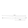 5 Pezzi - Ventaglio Con Stecche In Plastica E Tessuto In Poliestere 23cm 16