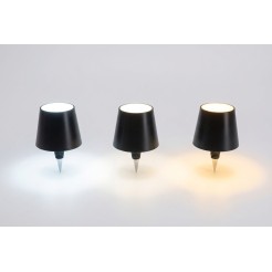 Tappo Per Bottiglie - forma di lampada con illuminazione a LED ricaricabile - cm 13x10,5x10,5 3 2
