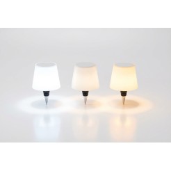 Tappo Per Bottiglie - forma di lampada con illuminazione a LED ricaricabile  cm 13x10,5x10,5 1 2