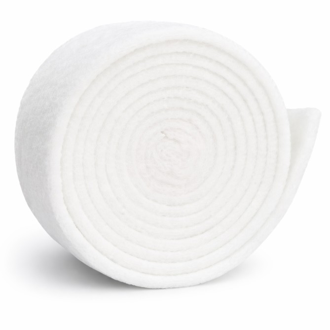 Cancellino in Feltro Rotondo Bianco per Lavagne, Diametro 8 cm, Altezza 3 cm, Cancella Gesso e Pennarello 1