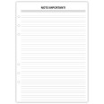 Agende Ricambio Giornaliero 2027 A5 15x21 cm, 6 Fori Universali, con Sezione DotGrid, Carta 80 g/m² 2