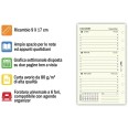 Ricambio Agenda Organizer Settimanale 2027, Bilingue, 9,5x17cm, 90gr, Avorio, 2 Pagine per Settimana 7