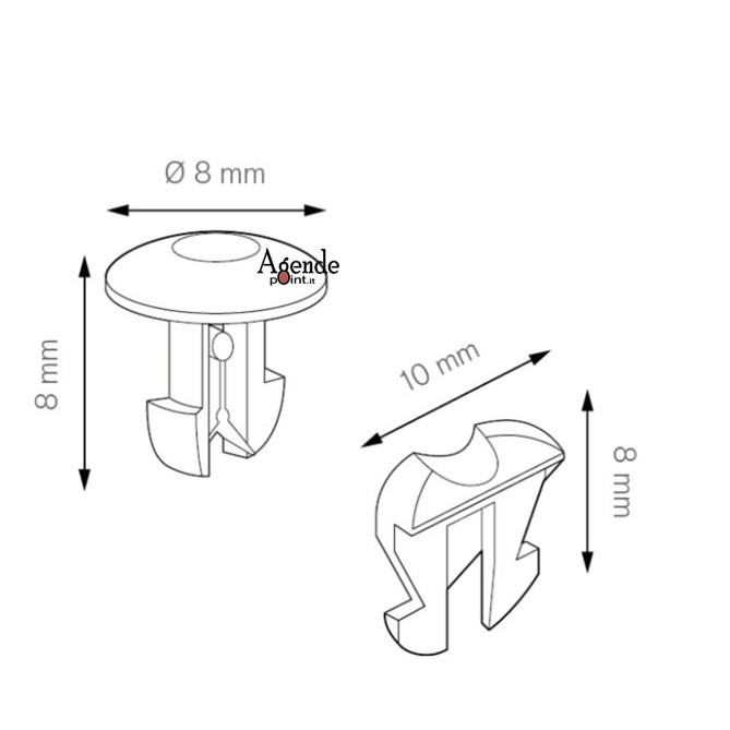 Set 2 pz - Portatarghe in Alluminio, Anteriore e Posteriore, 52x13 cm e 37x13 cm, Argento, con 12 Ganci di Fissaggio 2