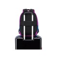 Zaino Benetton Viola in Poliestere, 44x30x15 cm, Scomparto Porta PC, Passante Trolley, Spallacci Imbottiti 5