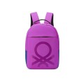 Zaino Benetton Viola in Poliestere, 44x30x15 cm, Scomparto Porta PC, Passante Trolley, Spallacci Imbottiti 7