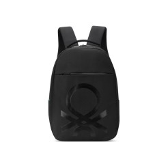Zaino Benetton Nero in Poliestere, 44x30x15 cm, Scomparto Porta PC, Passante Trolley, Spallacci Imbottiti 9