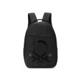 Zaino Benetton Nero in Poliestere, 44x30x15 cm, Scomparto Porta PC, Passante Trolley, Spallacci Imbottiti 9