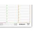 Planning Settimanale A4 2026-2027, 16 MESI da Settembre a Dicembre, Agenda Spiralata 21x30cm - COLORS 1
