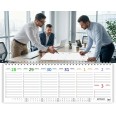 Planning settimanale 2027 COLORS spiralato 10x30cm su due pagine ,orario 8-22,  giorni in 7 vari colori 7