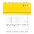 Planning Settimanale 2027 in PVC Rigido, Formato 10x30 cm, Spirale 180°, Sezioni Note e Progetti 4