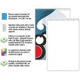 Blocco Notes Per Appunti BIANCO A4 21x30cm 60 Fogli Spiralato Carta Da 80gr 4