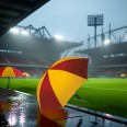 Ombrello Stadio Scatto Manuale Bianco/azzurro Manico In Eva Senza Puntale 3