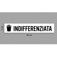 Scritta adesiva orizzontale per raccolta differenziata in PVC - senza sfondo - applicatione type incluso 11