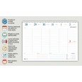Agende Planner Planning Settimanale 2027 LIFE Spiralato, Formato A4 21x30 cm, Festivi Evidenziati, Sezioni Note 2