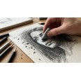 Gomma Pane Grigia Amalgamabile per Carboncino e Gesso 4