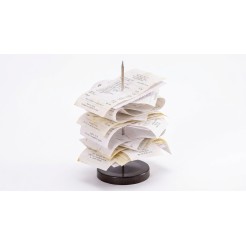 Spillone infilza scontrini carte in metallo - ideale per comande , ordinativi, appunti o ricevute 2