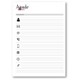 Agende Ricambio Organizer Giornaliero 2027, Formato A4 21x30 cm, 1 Pagina per Giorno, 4 Fori 1