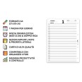 Agende Ricambio Organizer Giornaliero 2027, Formato A4 21x30 cm, 1 Pagina per Giorno, 4 Fori 3
