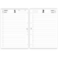 Agende Ricambio Organizer Giornaliero 2027, Formato A4 21x30 cm, 1 Pagina per Giorno, 4 Fori 6