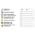 Agende Ricambio Organizer Giornaliero 2026, Formato A4 21x30 cm, 1 Pagina per Giorno, 4 Fori 8