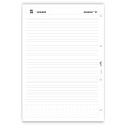 Ricambio Giornaliero 2027 A4 21x30 cm ESSENTIAL , 4 Fori, 80gr, Griglia Puntinata, Senza Orari, Festivi Neutri 7