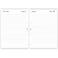 Ricambio Giornaliero 2027 A4 21x30 cm ESSENTIAL , 4 Fori, 80gr, Griglia Puntinata, Senza Orari, Festivi Neutri 8