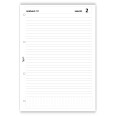 Ricambio Giornaliero 2027 A4 21x30 cm ESSENTIAL , 4 Fori, 80gr, Griglia Puntinata, Senza Orari, Festivi Neutri 9