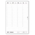 Agenda Settimanale Spiralata 2027 A4, Copertina Morbida Sintetica, Verticale 7:00-22:00, con Note e Progetti, 21x30 cm 6