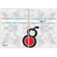 Agenda Settimanale Spiralata 2027 LIFE, Formato A4 21x30 cm, Copertina Morbida Sintetica, Turchese e Grigio 6