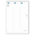 Agenda Settimanale Spiralata 2027 LIFE, Formato A4 21x30 cm, Copertina Morbida Sintetica, Turchese e Grigio 8