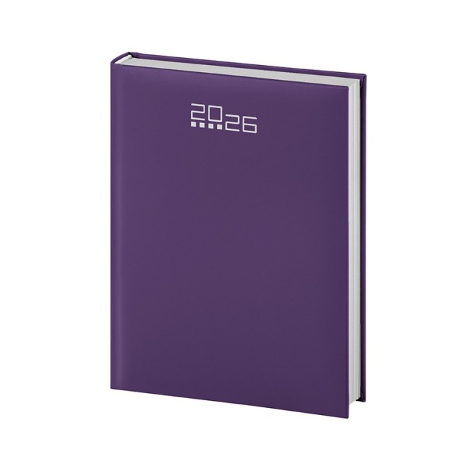 Agenda Giornaliera 2026 15x21cm A5 Copertina Gommata - sabato e domenica insieme - multilingua 13