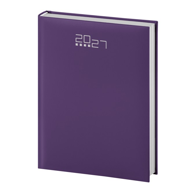 Agenda giornaliera 2027 gommata 15x21cm A5 - sabato  e domencia insieme - multilingua 14