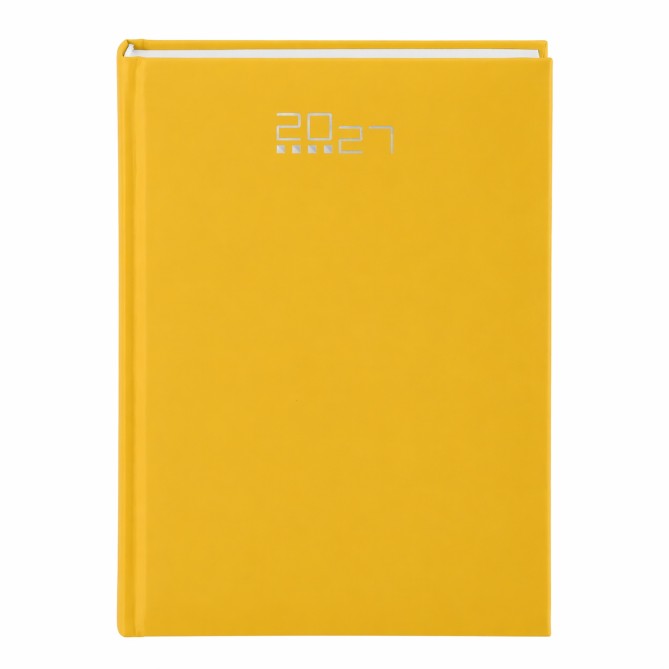 Agenda giornaliera 2027 gommata 15x21cm A5 - sabato  e domencia insieme - multilingua 23