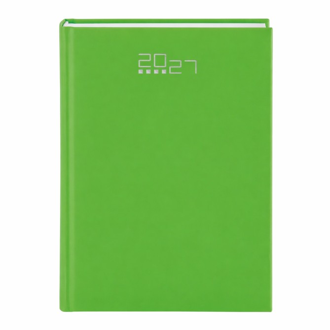 Agenda giornaliera 2027 gommata 15x21cm A5 - sabato  e domencia insieme - multilingua 28