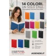 Agenda giornaliera 2027 gommata 15x21cm A5 - sabato  e domencia insieme - multilingua 35
