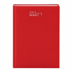 Agenda giornaliera 2027 ROSSA - sintetico 21x30cm A4 multilingua 7 2