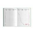 Agenda settimanale 2027 sintetico gommata 17x24cm - settimana su due pagine 31