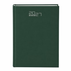 Agenda Giornaliera 2027 17x24cm Sabato Domenica Separati sintetico 17x24cm sab dom separati VERDE 2 2