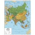 Carta Geografica Murale Asia 100x140 Bifacciale Fisica E Politica 1 11.200.000 1