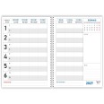 Agenda Prenotazioni 2027 Spiralata per Hotel e B&B, Formato A4 21x29,7 cm, da 6 a 12 Stanze, Copertina Plastificata 6