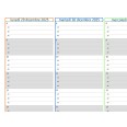 Agenda Settimanale Spiralata 2027, A4 21x30 cm, Copertina Morbida Plastificata, Oraria 15 Min,dal lunedì al sabato 4