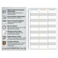 Agenda Settimanale Spiralata 2027, A4 21x30 cm, Copertina Morbida Plastificata, Oraria 15 Min,dal lunedì al sabato 8